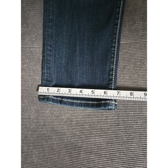 BKE Jeans Womens Size 27 Blue Stella Cropped Straight Leg Stretch - Picture 6 of 10